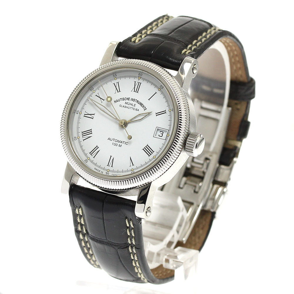 Muhle Glashutte M1-31-60 Date White Dial Automatic Boy's Watch_890796