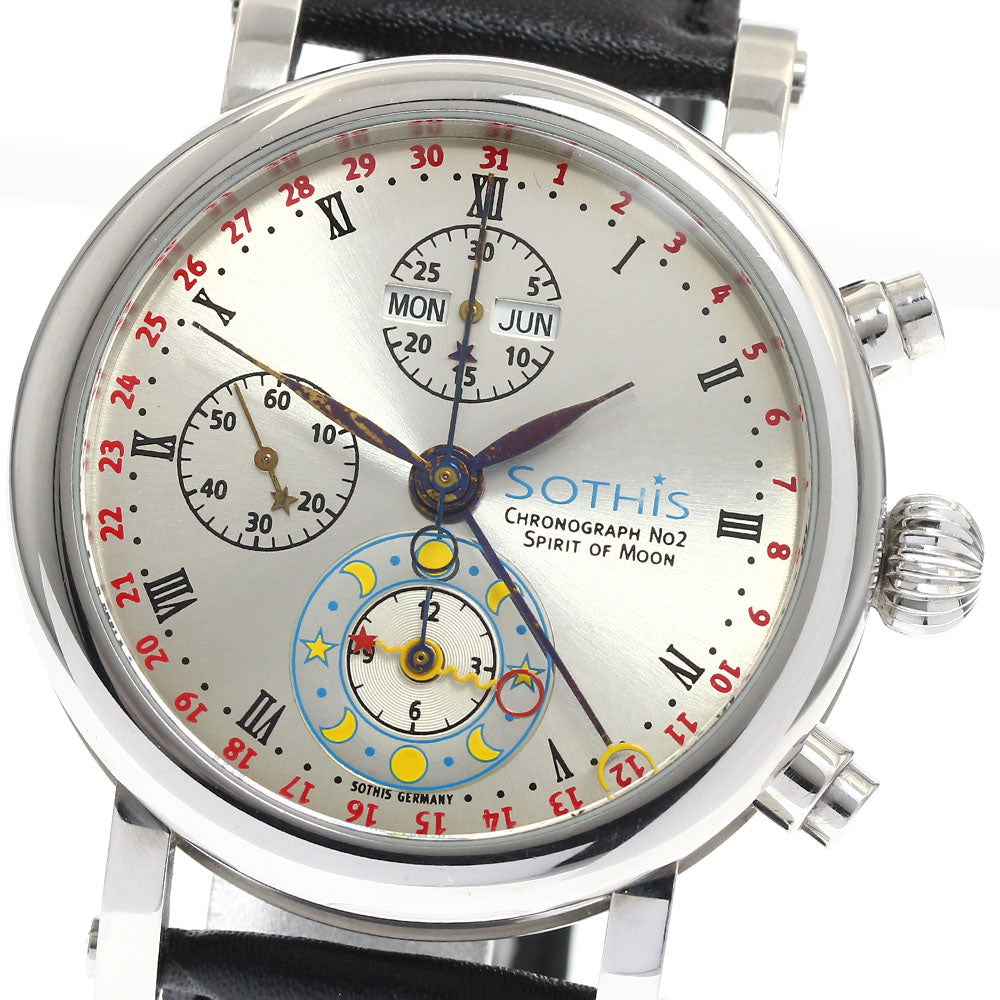 Sothis Spirit of Moon Triple calendar chronograph Automatic Men's Watch_890798