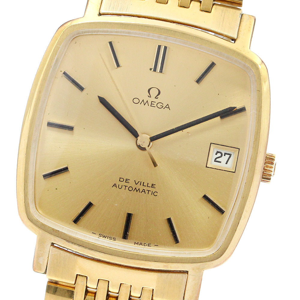 OMEGA De Ville 162.0060 Square Cal.1010 gold Dial Automatic Men's Watch_890811