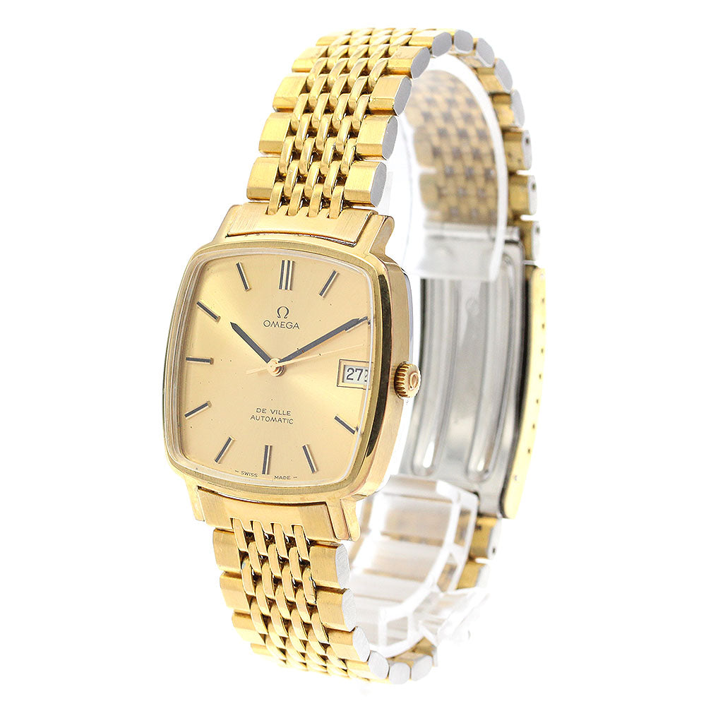OMEGA De Ville 162.0060 Square Cal.1010 gold Dial Automatic Men's Watch_890811