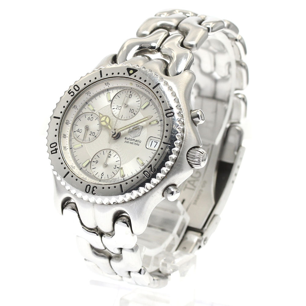 TAG HEUER S/el CG2112-R0 Chronograph Silver Dial Automatic Men's Watch_890813