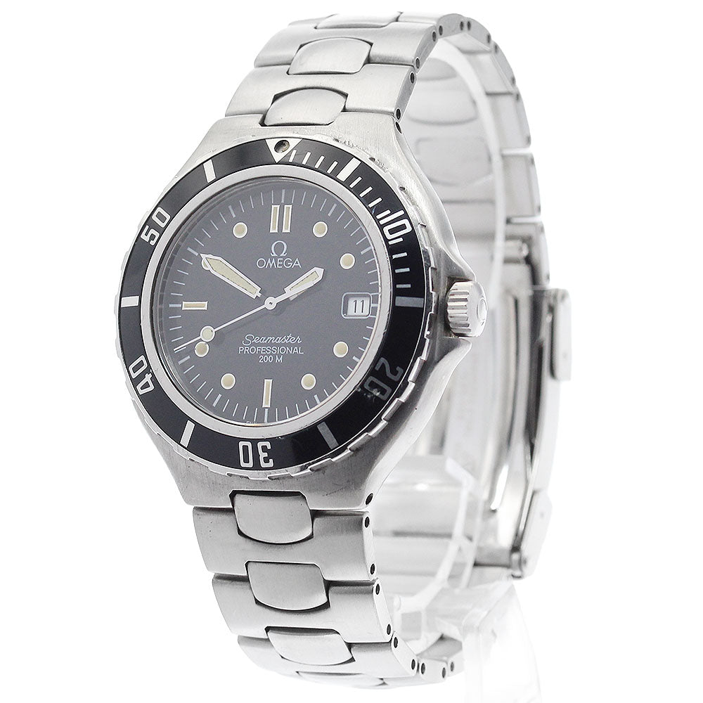 OMEGA Seamaster200 Date black Dial Quartz Men's Watch_890824