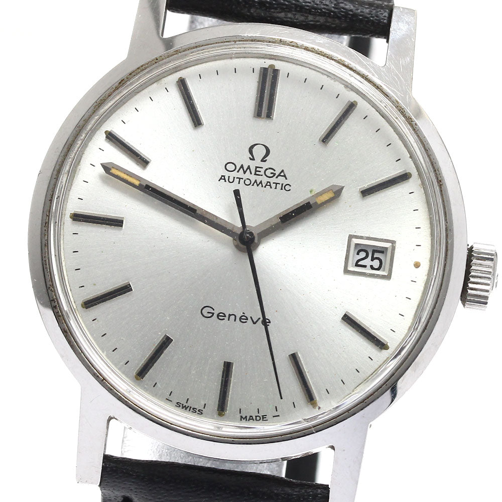 OMEGA Geneve 166.0098 Date Cal.1481 Silver Dial Automatic Men's Watch_890835