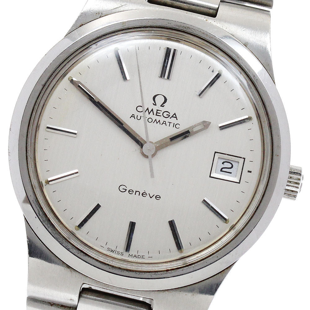 OMEGA Geneve 166.0173/366.0832 Date Cal.1012 Silver Dial Automatic Men's_890841