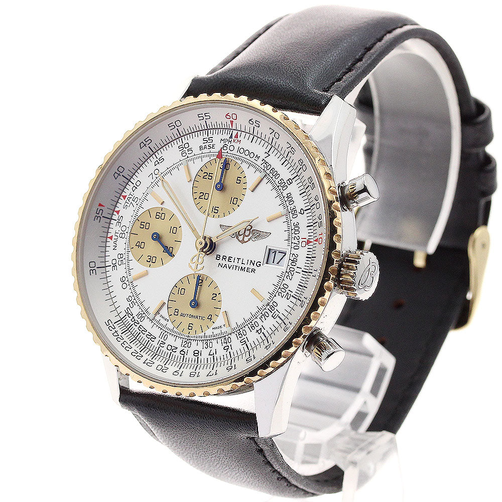 BREITLING Old Navitimer D13322 Chronograph YG bezel Automatic Men's Watch_890846