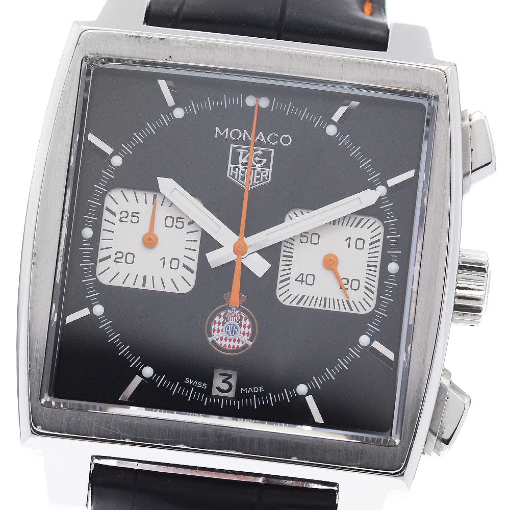 TAG HEUER Monaco Caliber 12 CAW211K Chronograph limited to 1200 pieces black Dial Automatic Men's Watch_890853