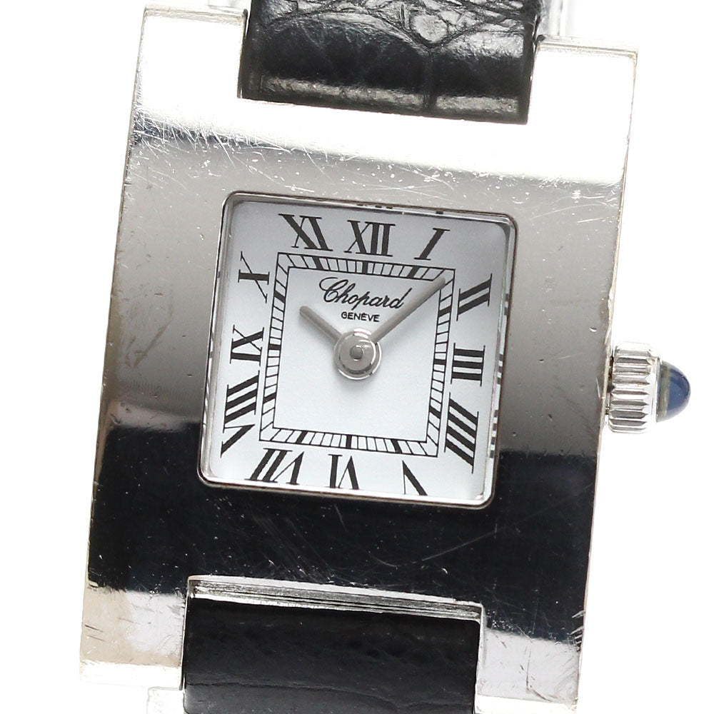 Chopard Classic K18WG white Dial Quartz Ladies Watch_890869
