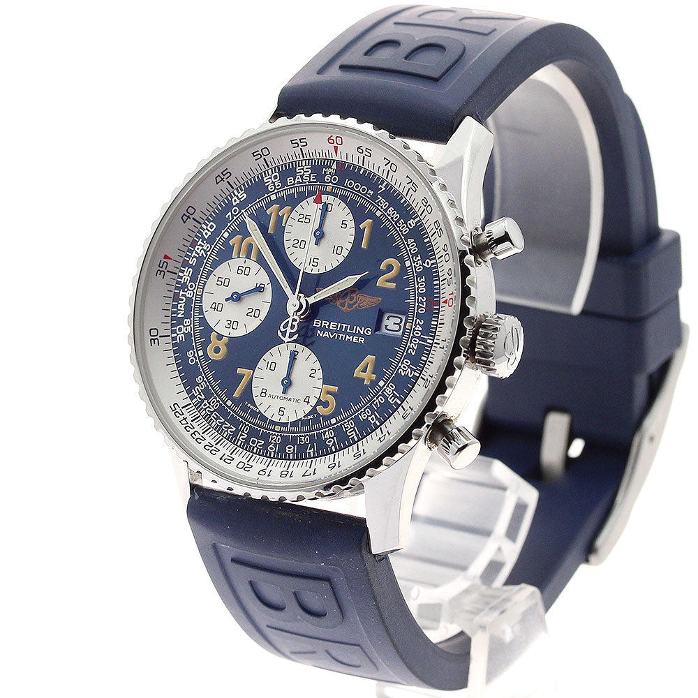 BREITLING Old Navitimer A13022 Chronograph Navy Dial Automatic Men's_890873