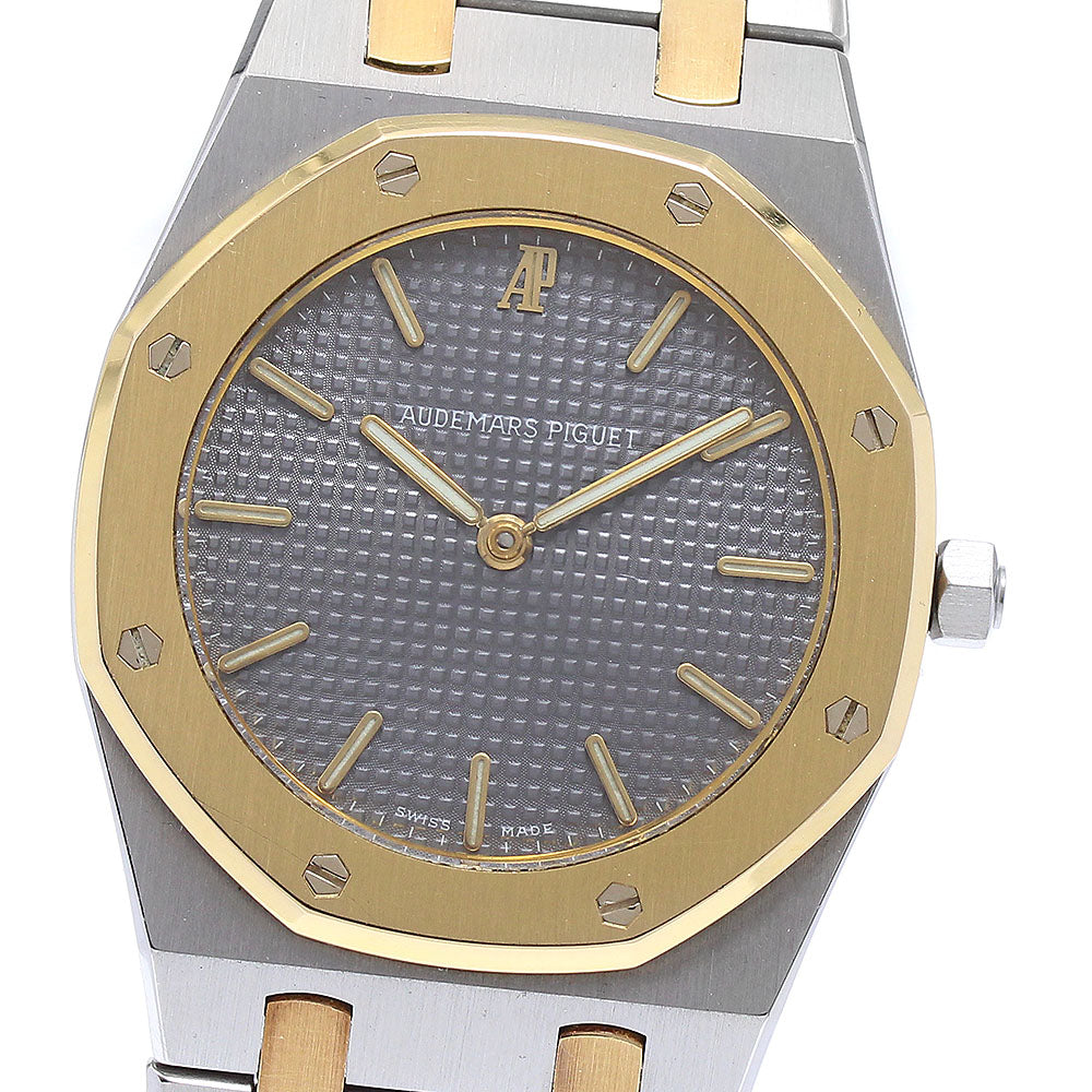 AUDEMARS PIGUET Royal oak SS/YG gray Dial Quartz Men's Watch_890900
