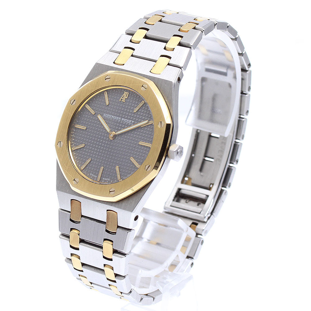 AUDEMARS PIGUET Royal oak SS/YG gray Dial Quartz Men's Watch_890900