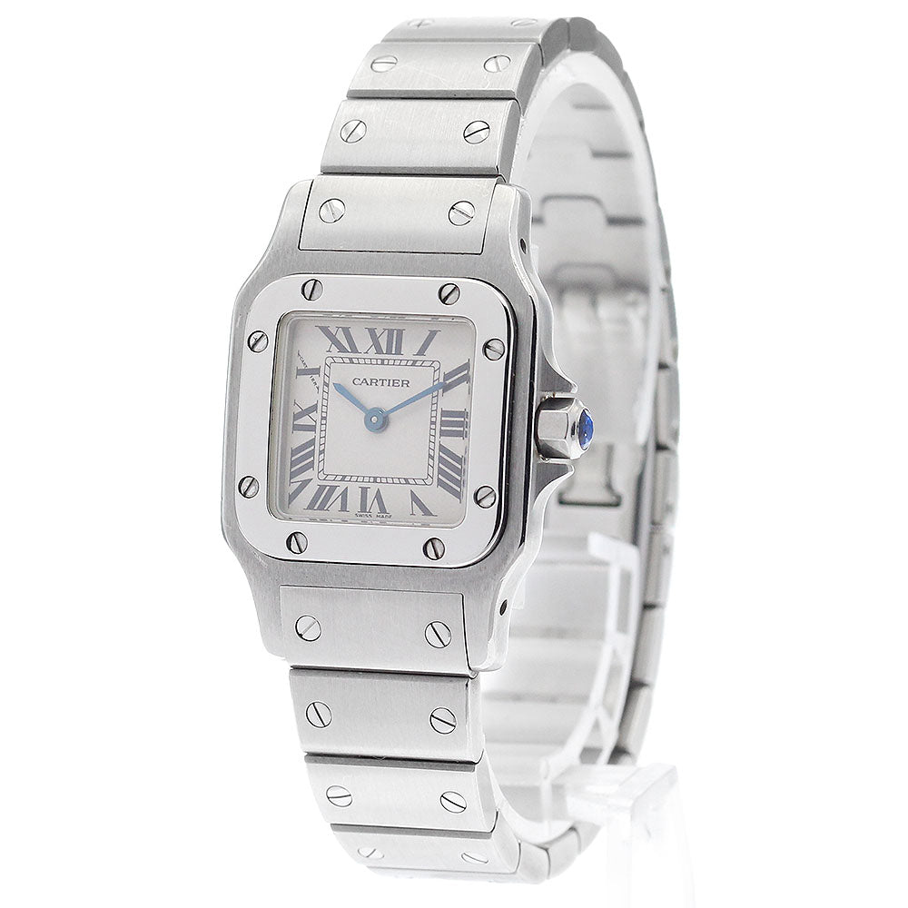 CARTIER Santos GalbeeSM W20056D6 beige Dial Quartz Ladies Watch_890918