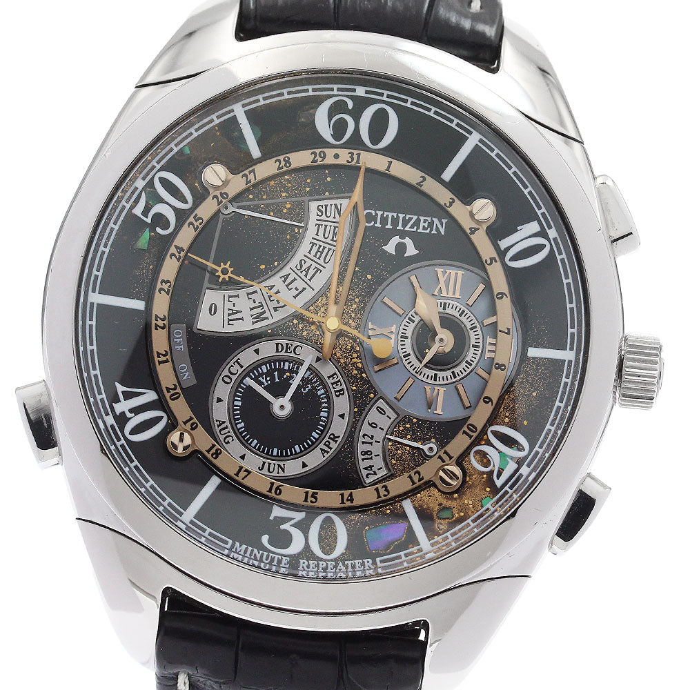 CITIZEN Campanola CTR57-0895/6765-T008186TA Minute repeater Black / black shell Dial Quartz Men's Watch_890929