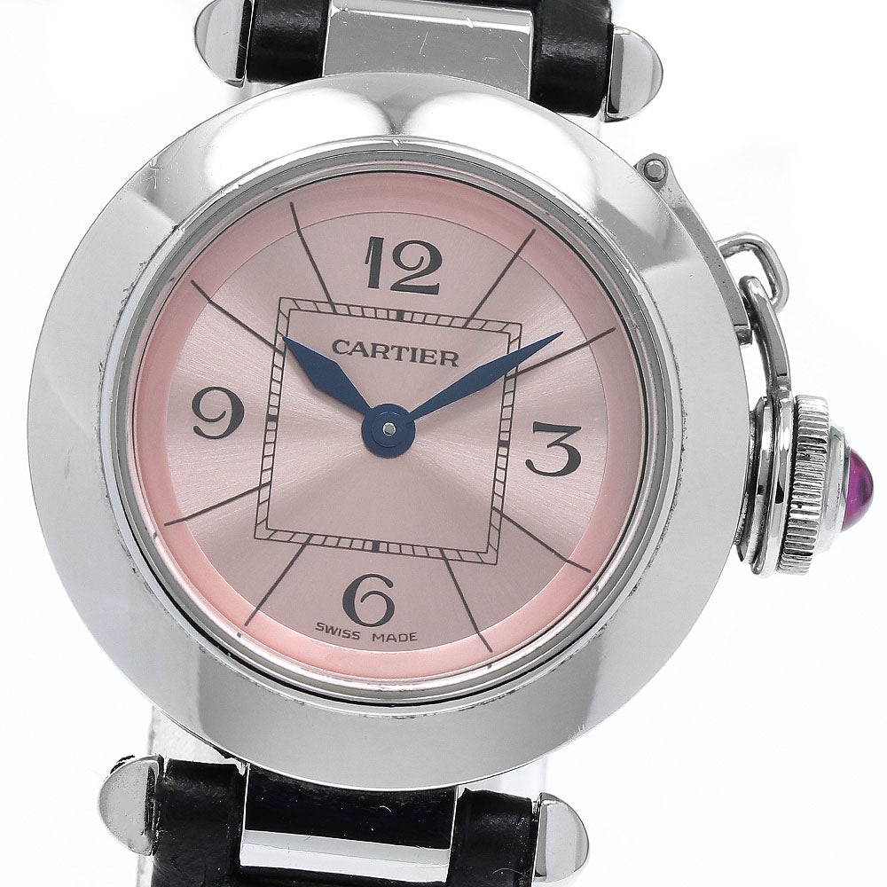 CARTIER Mispacha W3140026 pink Dial Quartz Ladies Watch_890939