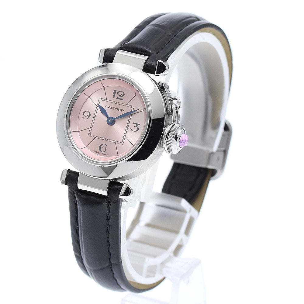 CARTIER Mispacha W3140026 pink Dial Quartz Ladies Watch_890939