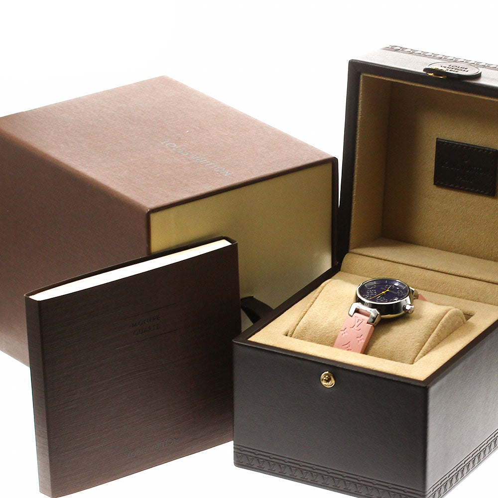 LOUIS VUITTON Tambour Lovely PM Q121B purple Dial Quartz Ladies Watch_890942