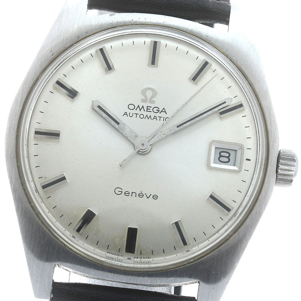 OMEGA Geneve 166.041 Cal.565 Date Silver Dial Automatic Men's Watch_890953