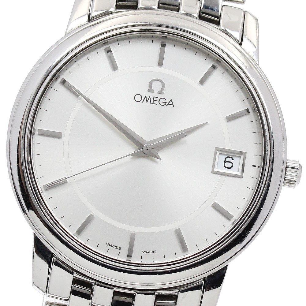 OMEGA De Ville Prestige 4510.31 Date Silver Dial Quartz Men's Watch_890955