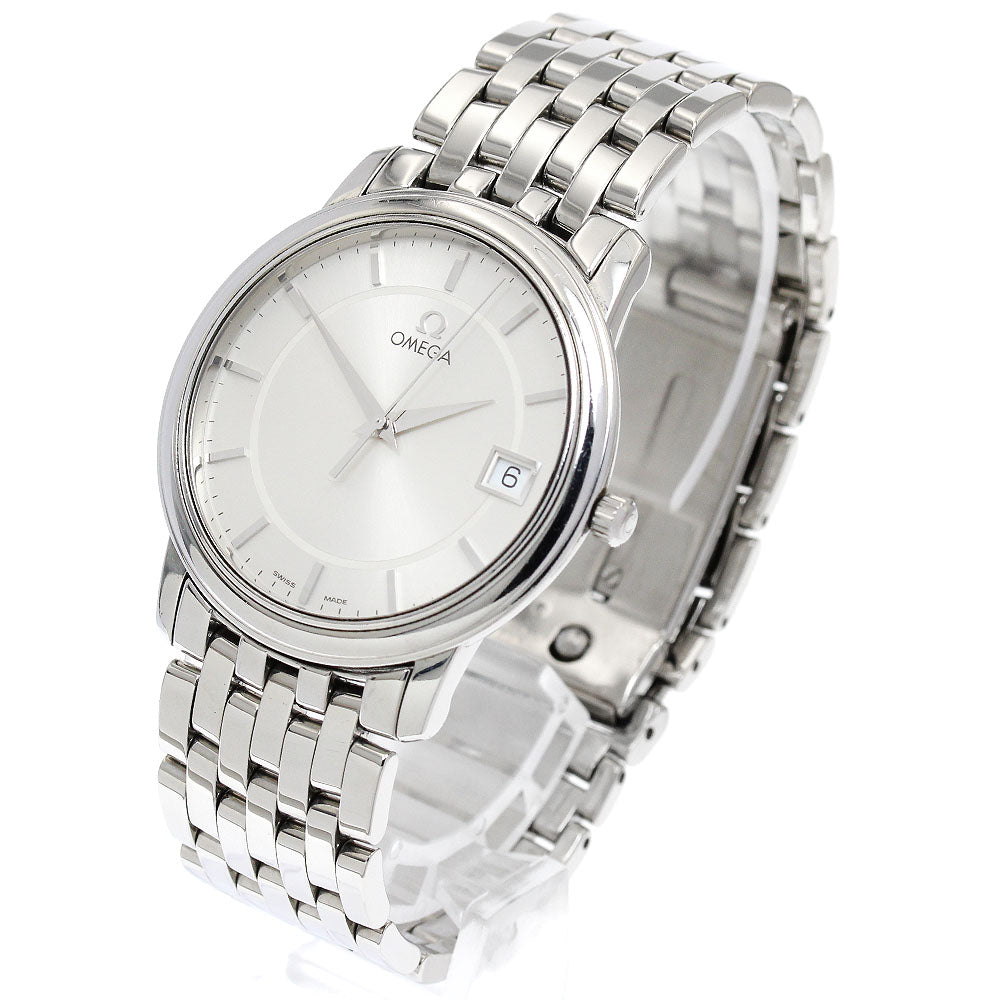 OMEGA De Ville Prestige 4510.31 Date Silver Dial Quartz Men's Watch_890955