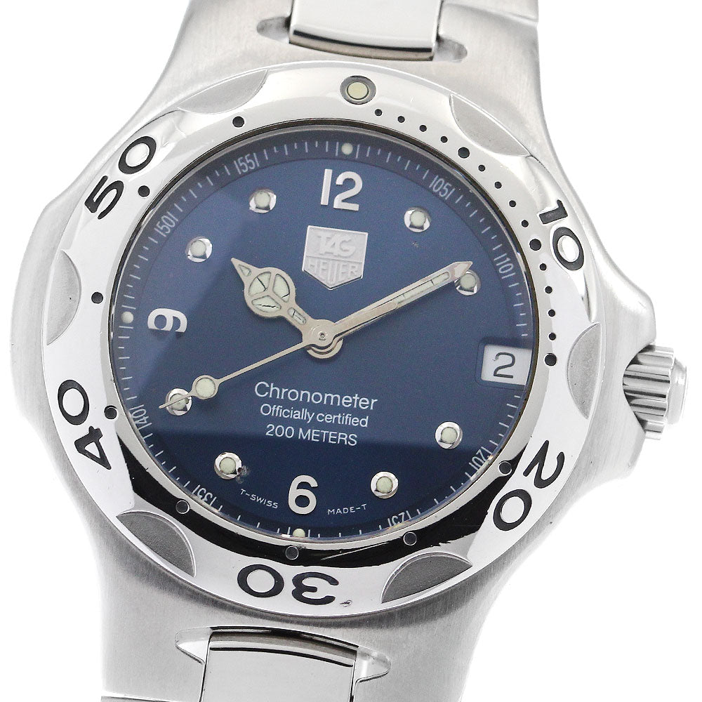TAG HEUER Kylium WL5213 Date Navy Dial Automatic Boy's Watch_890982