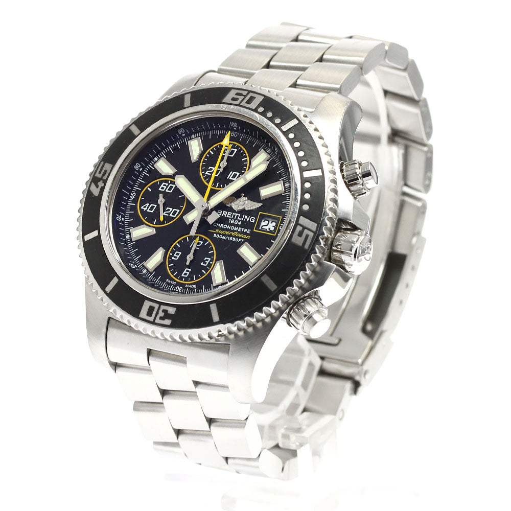 BREITLING Super Ocean A13341 Chronograph black Dial Automatic Men's Watch_890997