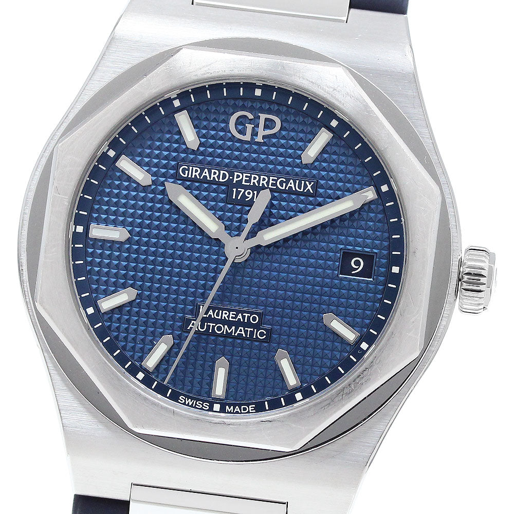 GIRARD PERREGAUX Laureato Midnight Blue 81005 Date Automatic Men's_891001