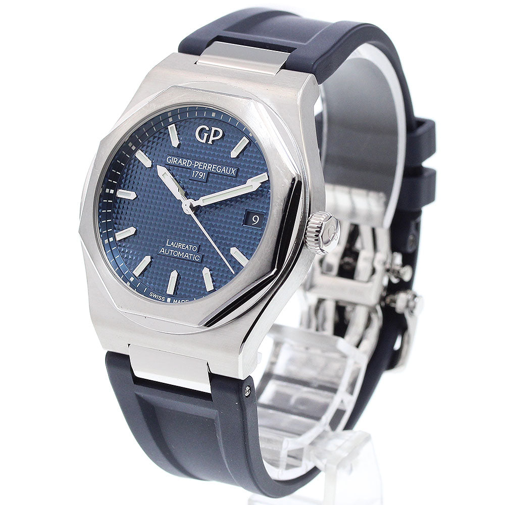 GIRARD PERREGAUX Laureato Midnight Blue 81005 Date Automatic Men's_891001
