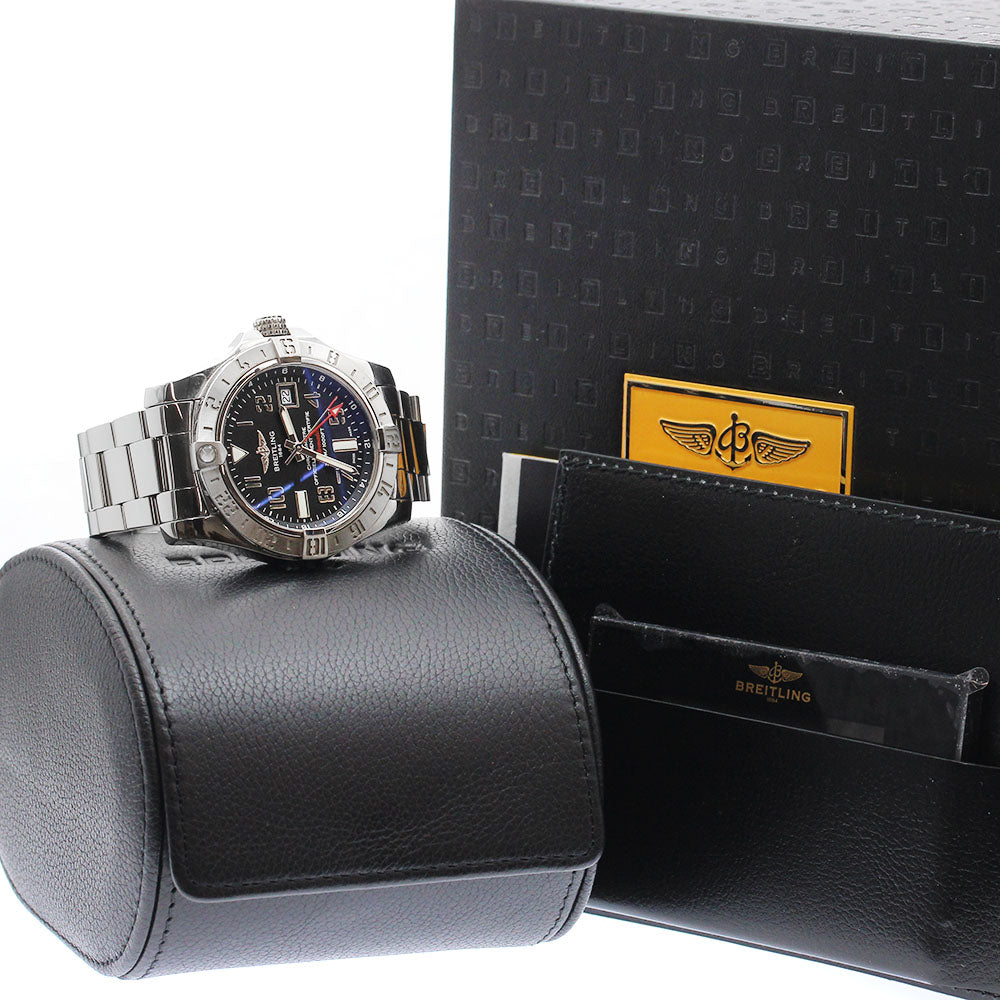 BREITLING Avenger II GMT A32390 Date black Dial Automatic Men's Watch_891020