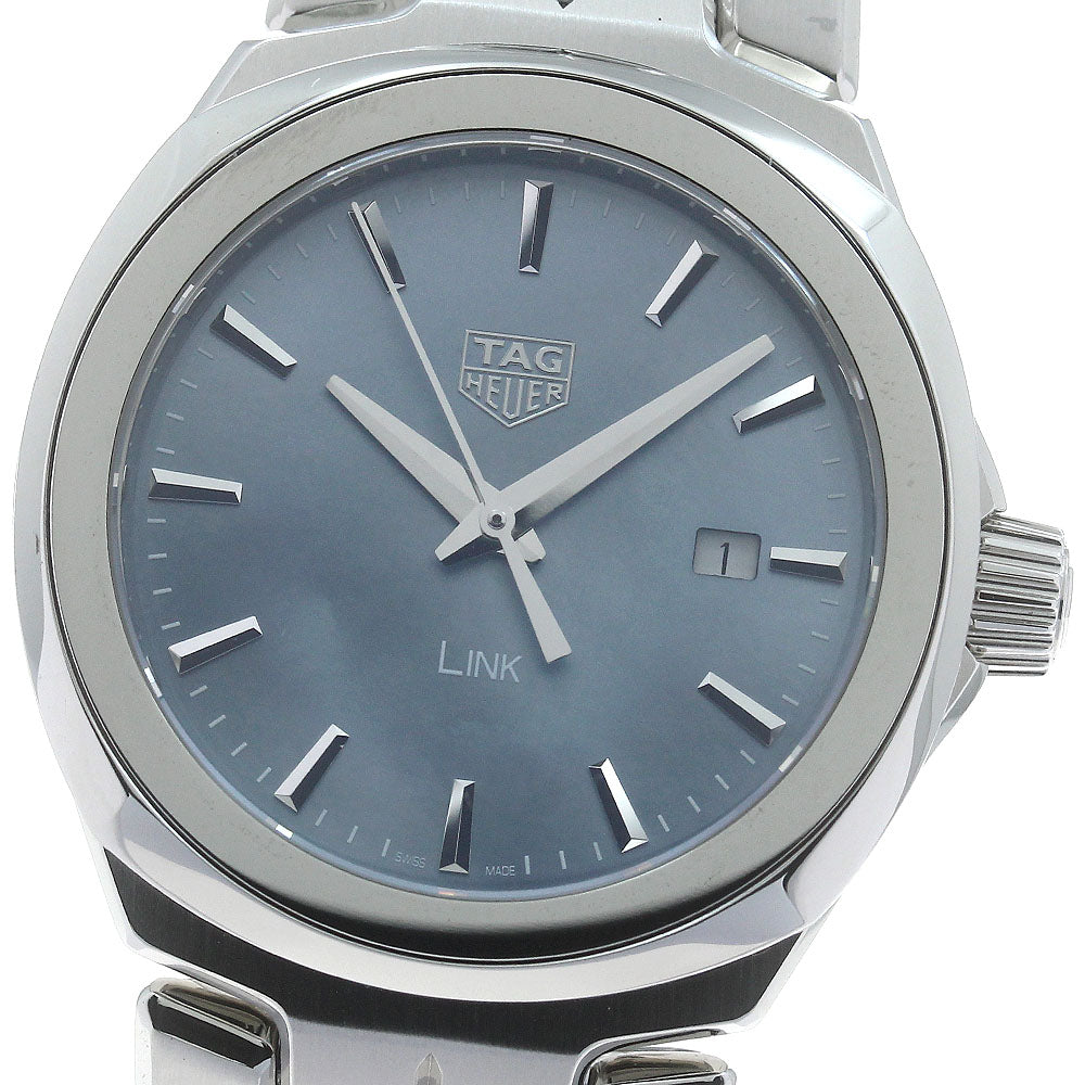 TAG HEUER Link WBC1311/BA0600 Date Blue shell Dial Quartz Ladies Watch_891043