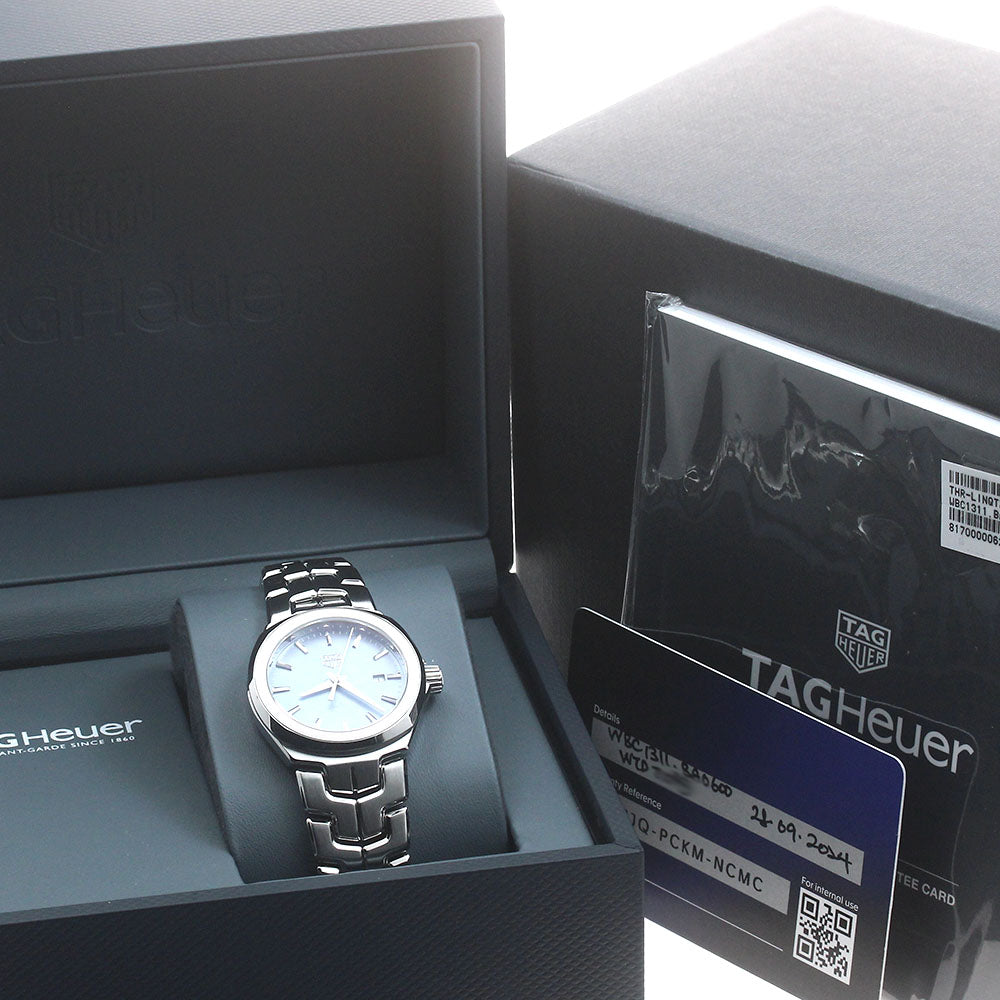 TAG HEUER Link WBC1311/BA0600 Date Blue shell Dial Quartz Ladies Watch_891043