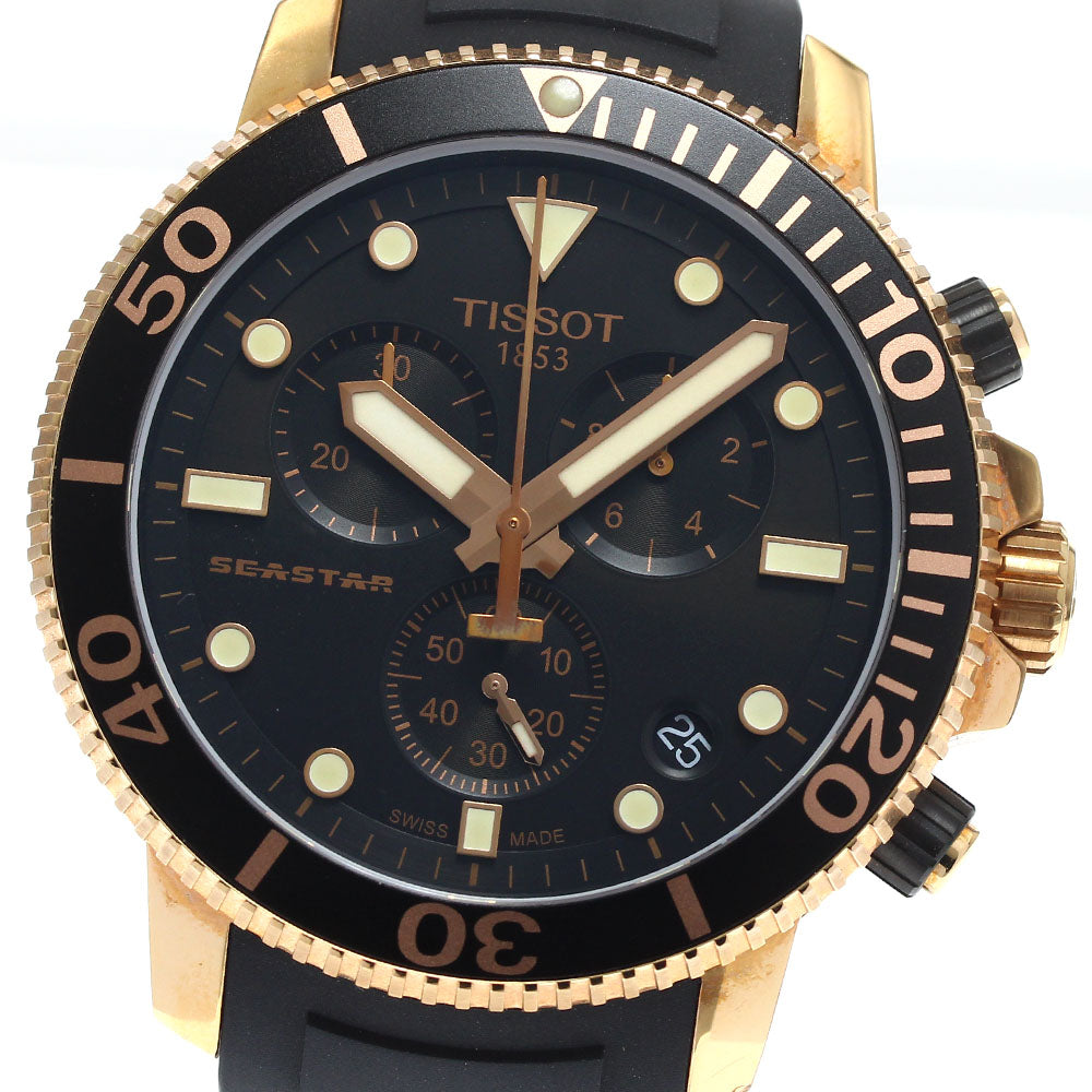 TISSOT Sea star 1000 T120417A Chronograph Date Quartz Men's Watch_891045