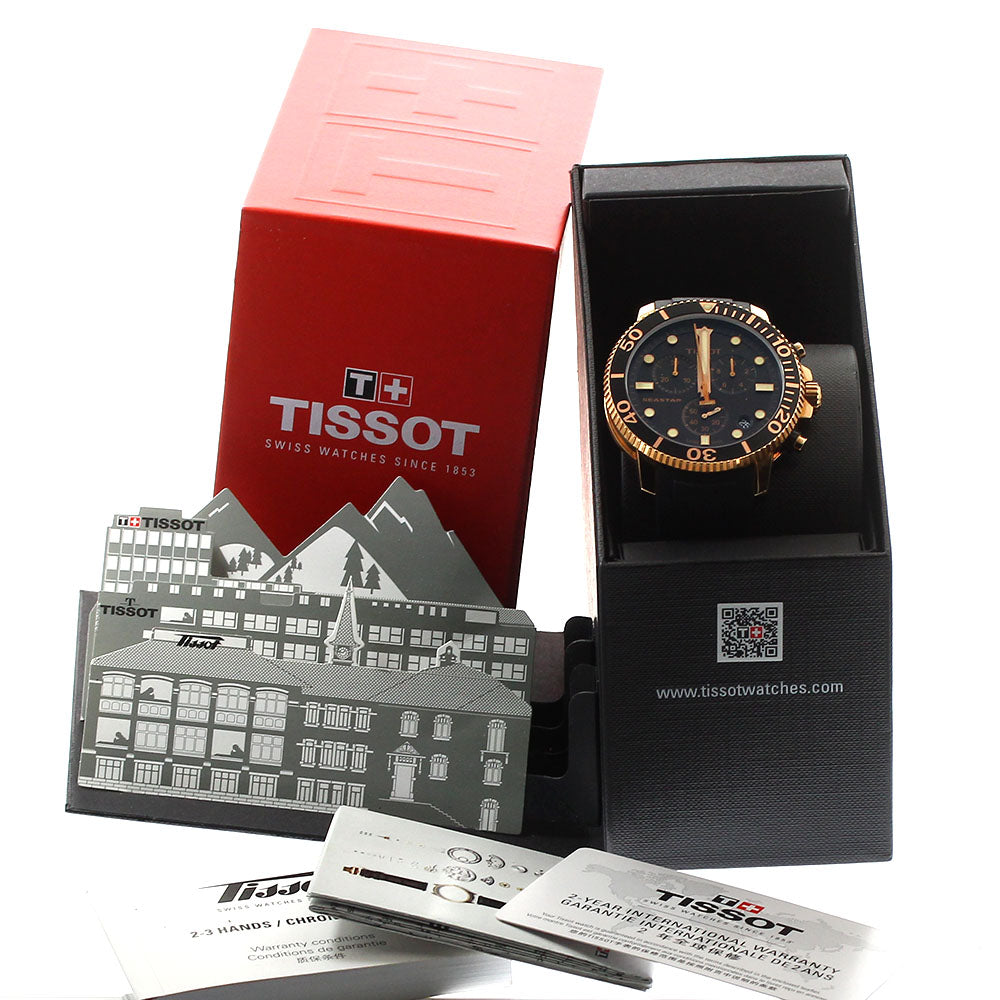 TISSOT Sea star 1000 T120417A Chronograph Date Quartz Men's Watch_891045