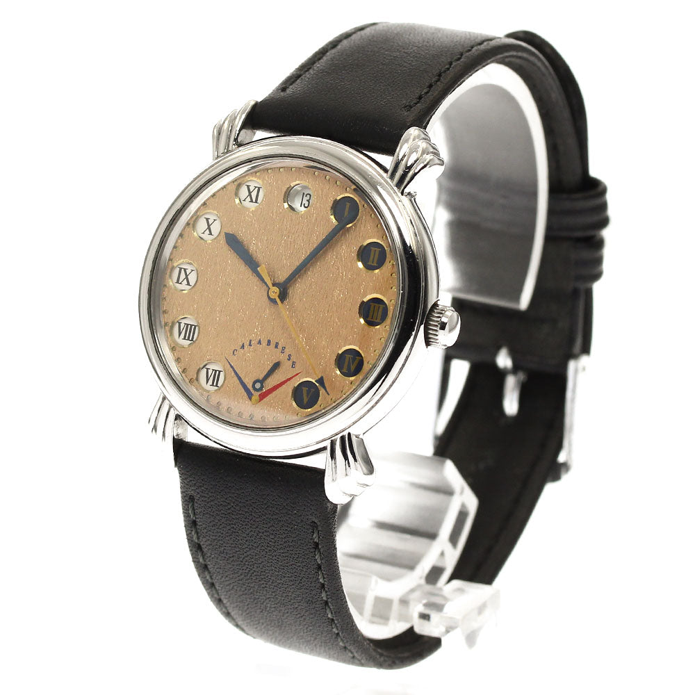 VINCENT CALABRESE Night and day Power reserve Brown Dial Automatic Men's_891057
