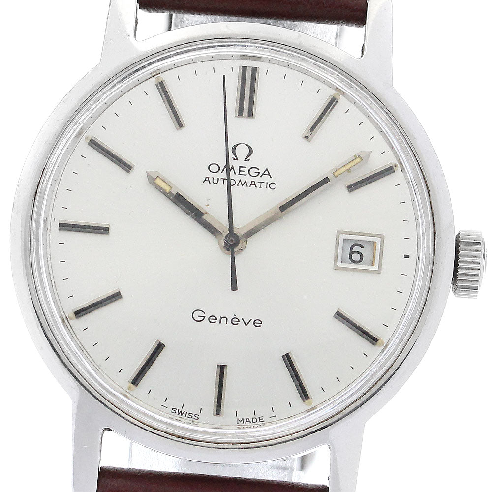 OMEGA Geneve 166.0098 Date Cal.1481 Silver Dial Automatic Men's Watch_891064