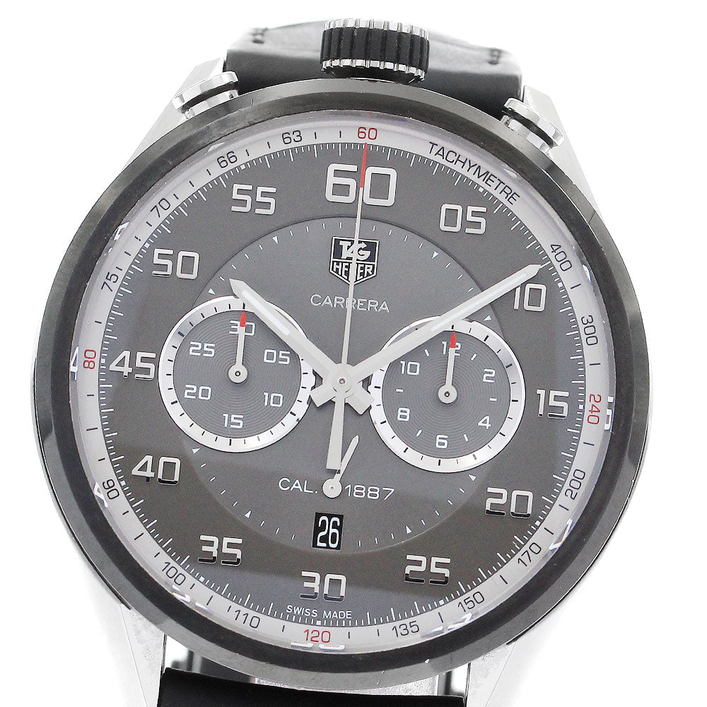 TAG HEUER Carrera CAR2C12-0 Caliber 1887 Date Chronograph gray Dial Automatic Men's Watch_891070