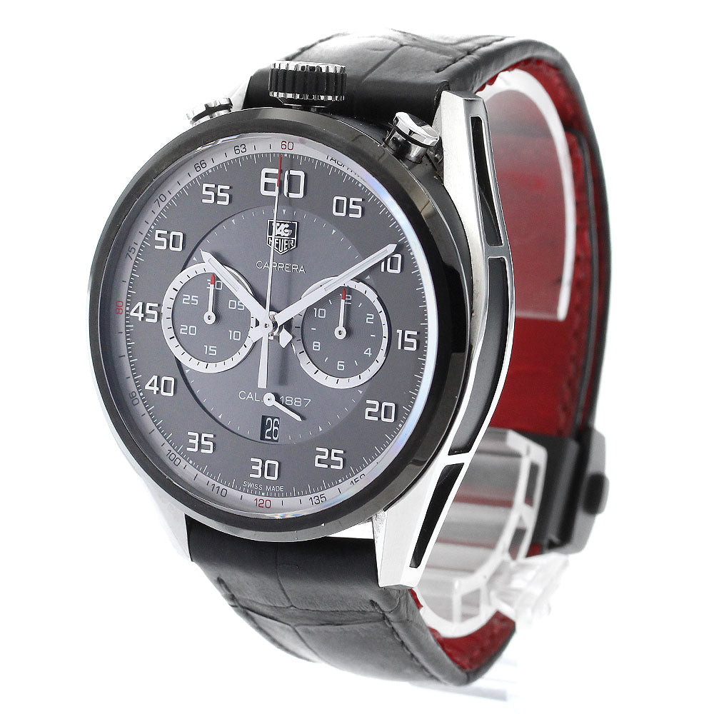 TAG HEUER Carrera CAR2C12-0 Caliber 1887 Date Chronograph gray Dial Automatic Men's Watch_891070