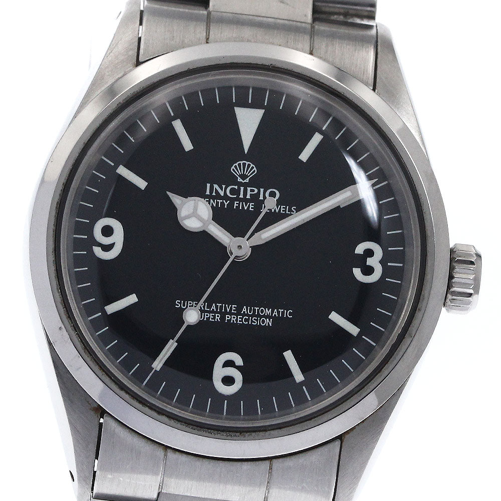 INCIPIO Super Precision black Dial Automatic Men's Watch_891115