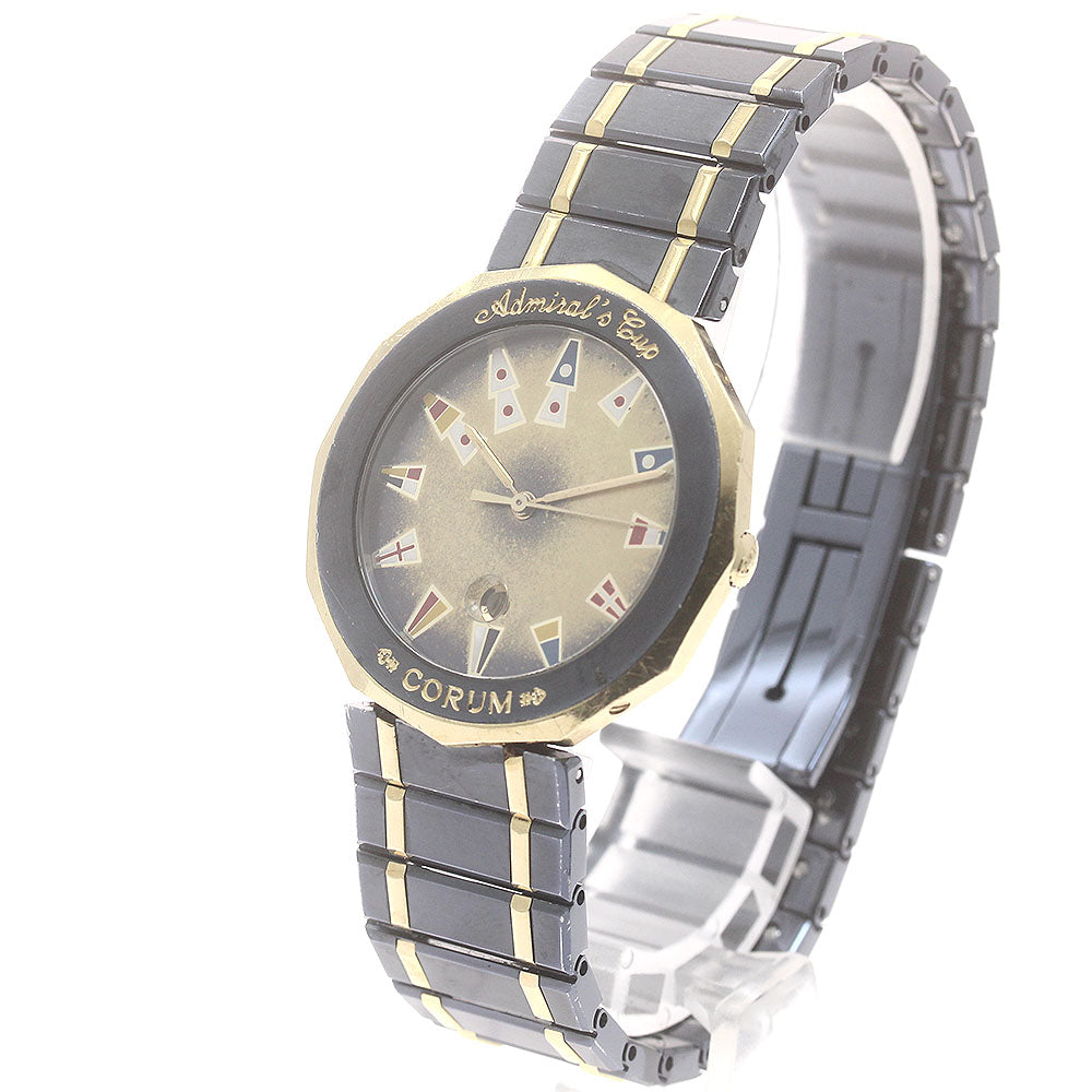 CORUM Admirals cup 99.810.31V-52 Date Navy Dial Quartz Men's Watch_891143