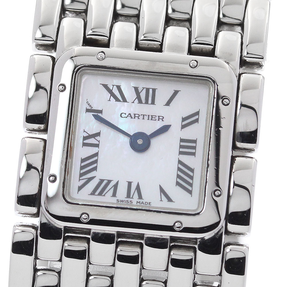 CARTIER Ruban LM W61001T9 White shell dial White shell Dial Quartz Ladies Watch_891149