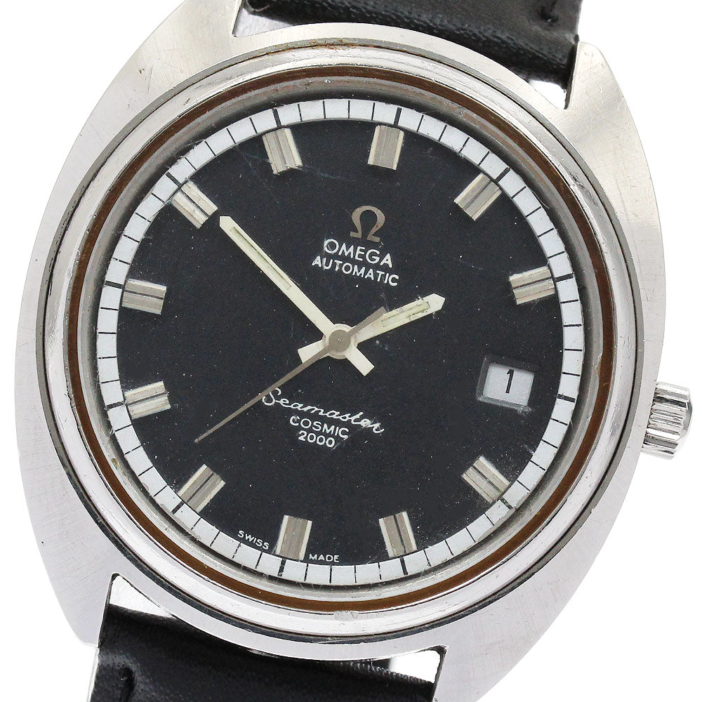 OMEGA Seamaster Cosmic 2000 Date black Dial Automatic Men's Watch_891166