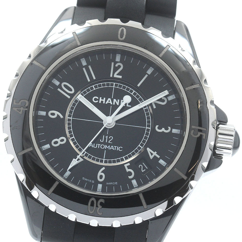 CHANEL J12 black ceramic H0684 38MM black Dial Automatic Men's Watch_891168