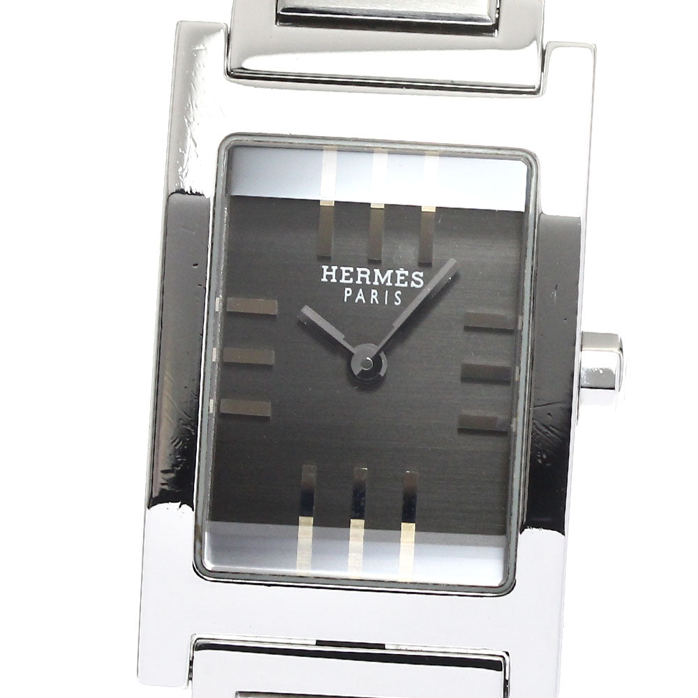 HERMES Tandem TA1.210 Gray Dial Quartz Ladies Watch_891177
