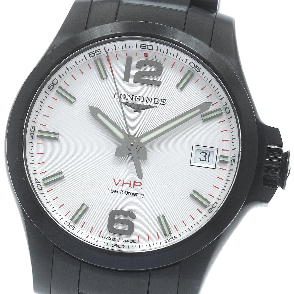 LONGINES Conquest VHP L3.716.2 Date white Dial Quartz Men's Watch_891184