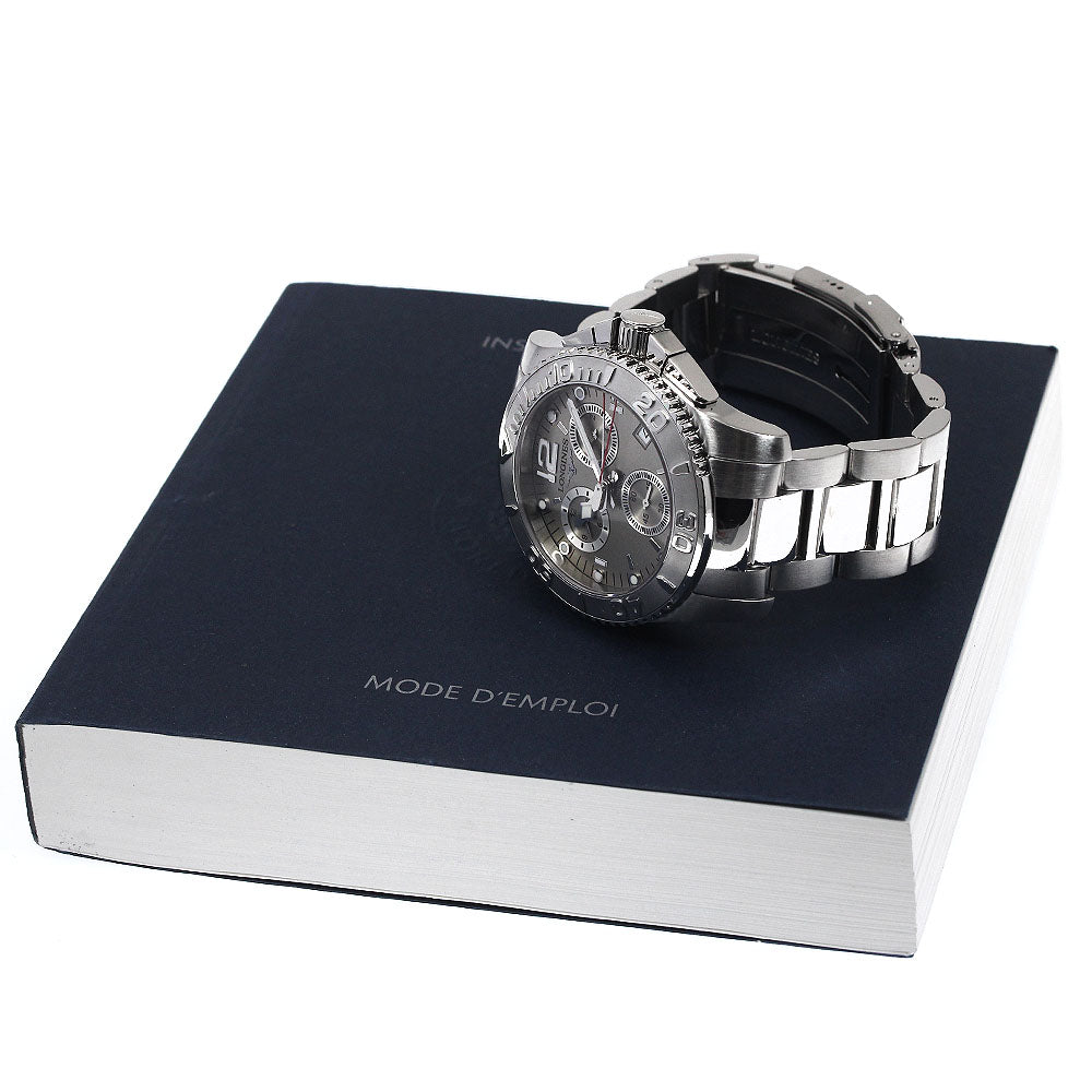 LONGINES Hydro Conquest L3.672.4 Chronograph Silver Dial Quartz Men's_891189