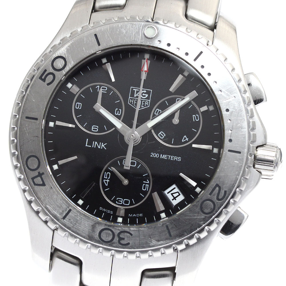TAG HEUER Link CJ1110.BA0576 Chronograph black Dial Quartz Men's Watch_891191