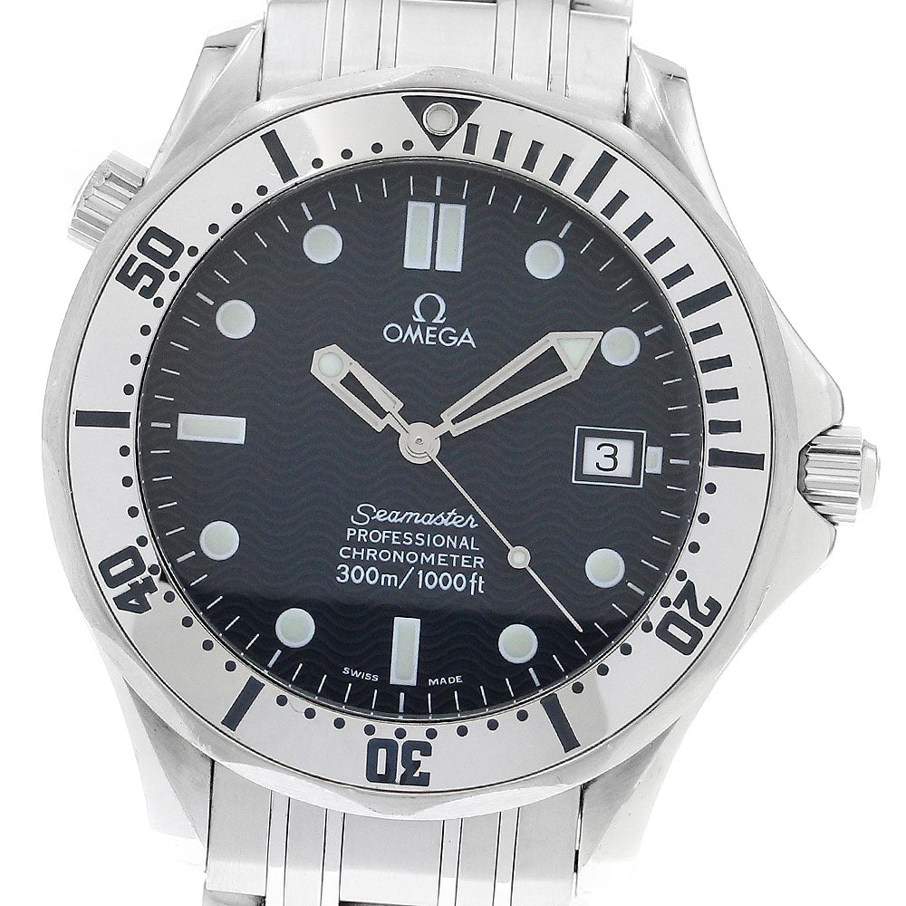 OMEGA Seamaster300 2532.80 Date Navy Dial Automatic Men's Watch_891210