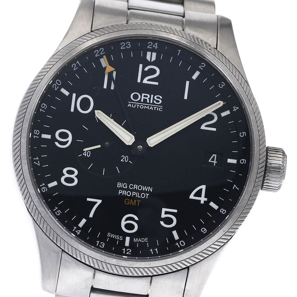 ORIS Big crown pro pilot 7710 GMT black Dial Automatic Men's Watch_891215