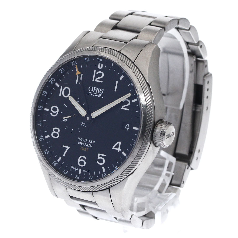 ORIS Big crown pro pilot 7710 GMT black Dial Automatic Men's Watch_891215