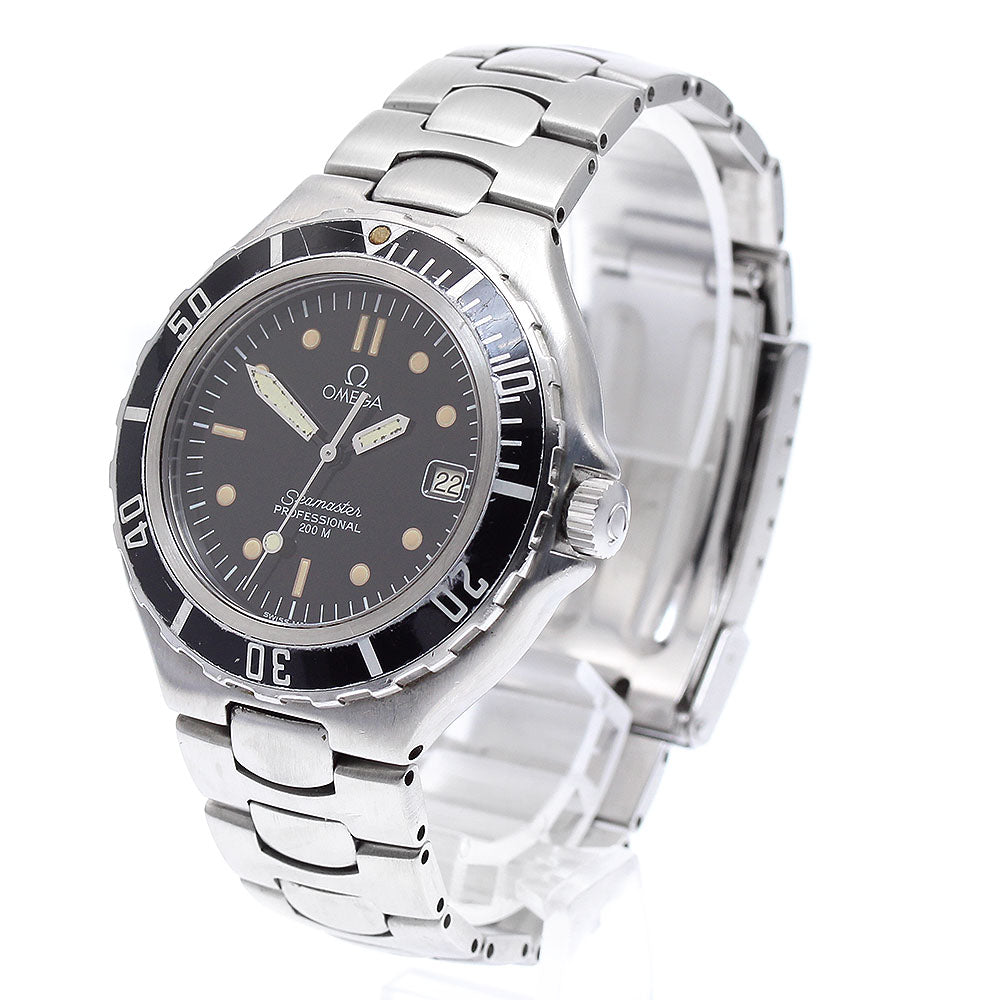 OMEGA Seamaster200 Date black Dial Quartz Men's Watch_891216