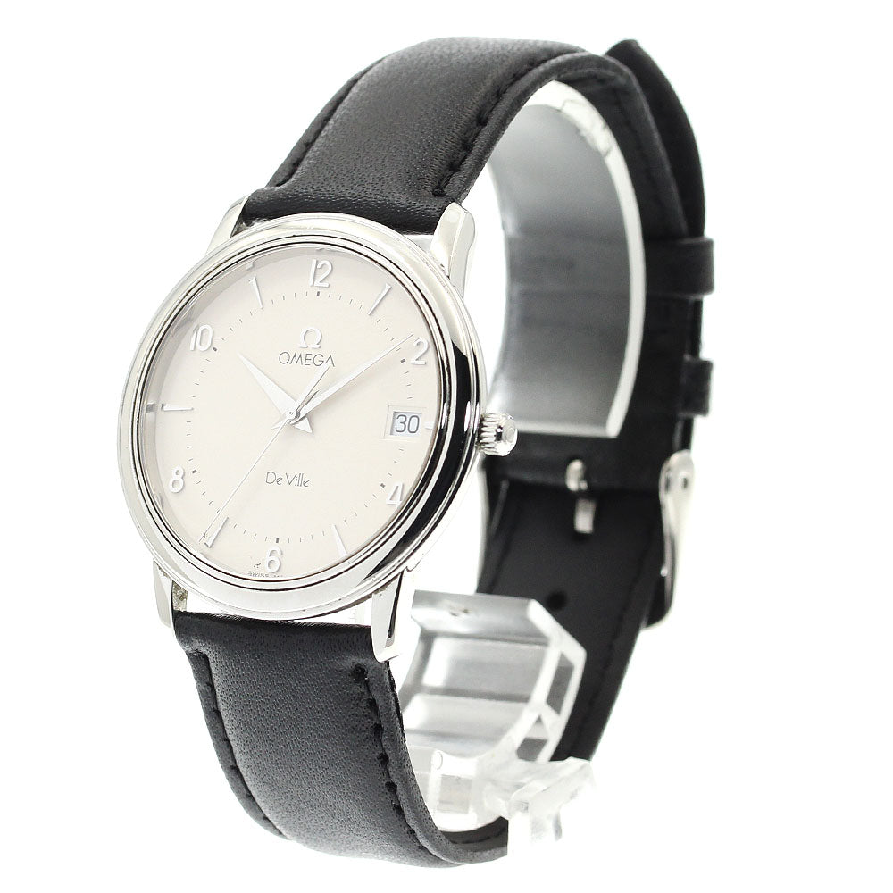 OMEGA De Ville Prestige Date Silver Dial Quartz Men's Watch_891222