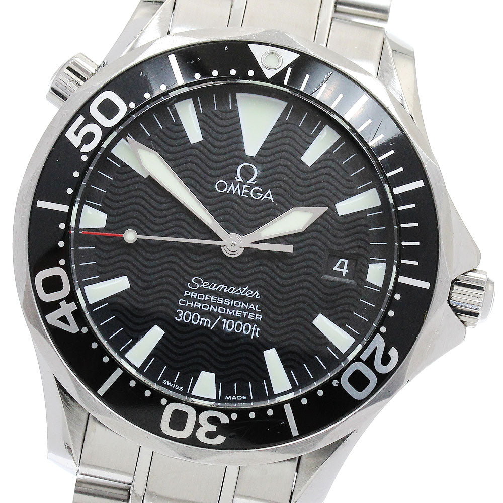 OMEGA Seamaster300 2254.50 Date black Dial Automatic Men's Watch_891223